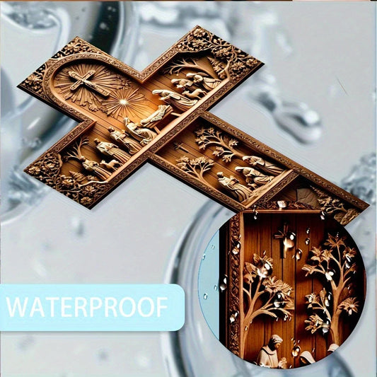 Holzkreuz 30 cm – flach (2D)