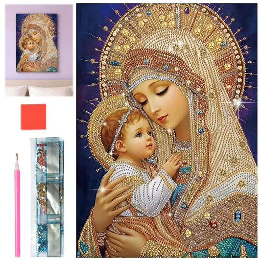 5D Diamantmalerei Madonna