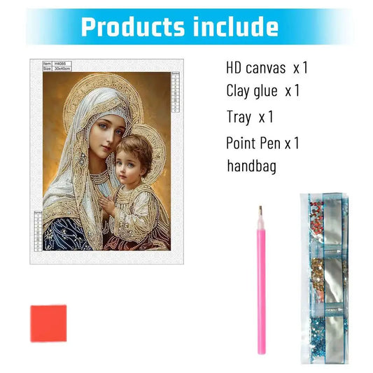 5D Diamantmalerei Madonna