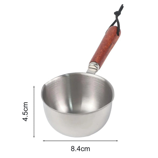 Edelstahl-Schmelztopf für Butter & Saucen (150 / 300 / 500 ml)