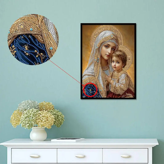 5D Diamantmalerei Madonna