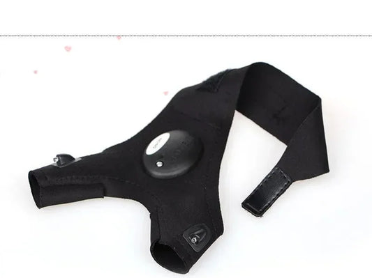 LED-Taschenlampen-Handschuhe – Fingerlose, Wasserdichte Leucht-Handschuhe für Angeln, Radfahren, Camping, Wandern & Rettung