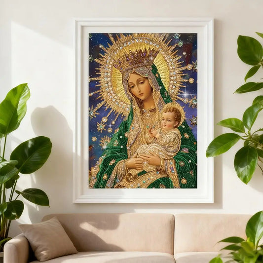 5D Diamantmalerei Madonna