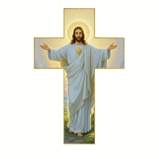 Holzkreuz 30 cm – flach (2D)