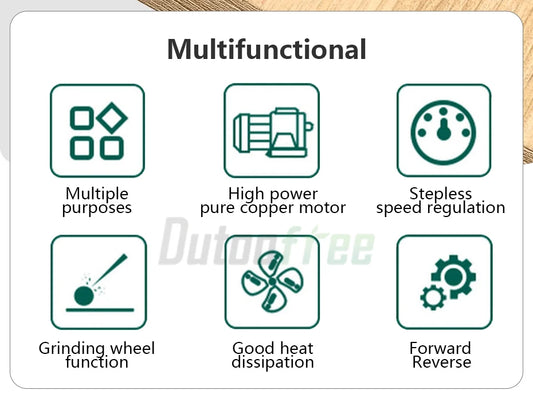 Elektrische Doppelschleifmaschine mit Grob- und Feinscheibe