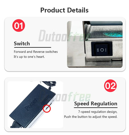 Elektryczna szlifierka podwójna z tarczą szlifierską zgrubną i drobną