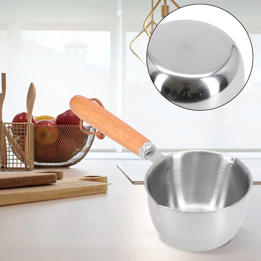 Edelstahl-Schmelztopf für Butter & Saucen (150 / 300 / 500 ml)