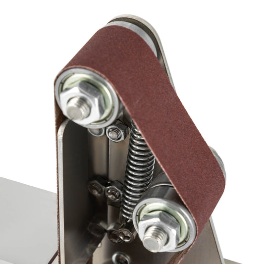 Mini Bandschleifer – Elektrischer Tisch-Schleifer mit 304 Edelstahl-Arbeitsfläche