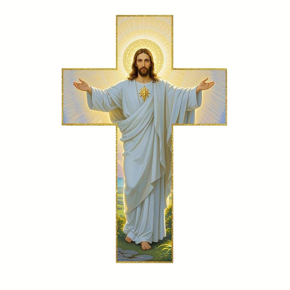 Krzyż drewniany 30 cm – płaski (2D)