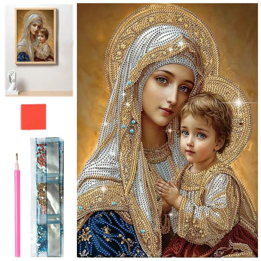 5D Diamantmalerei Madonna