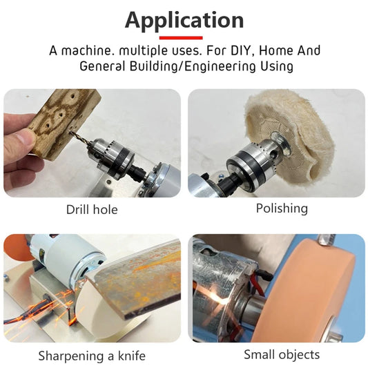 Elektrische Doppelschleifmaschine mit Grob- und Feinscheibe