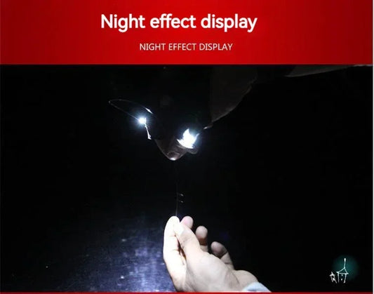 LED-Taschenlampen-Handschuhe – Fingerlose, Wasserdichte Leucht-Handschuhe für Angeln, Radfahren, Camping, Wandern & Rettung