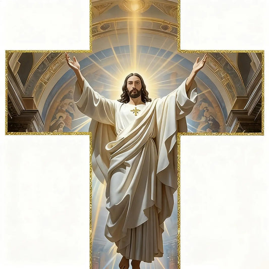 Holzkreuz 30 cm – flach (2D)