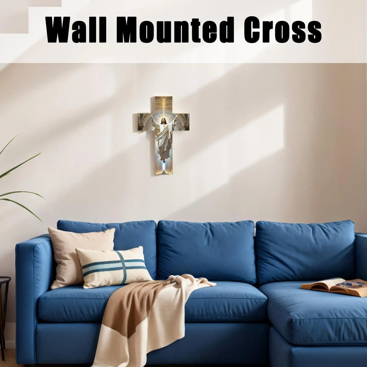 Krzyż drewniany 30 cm – płaski (2D)